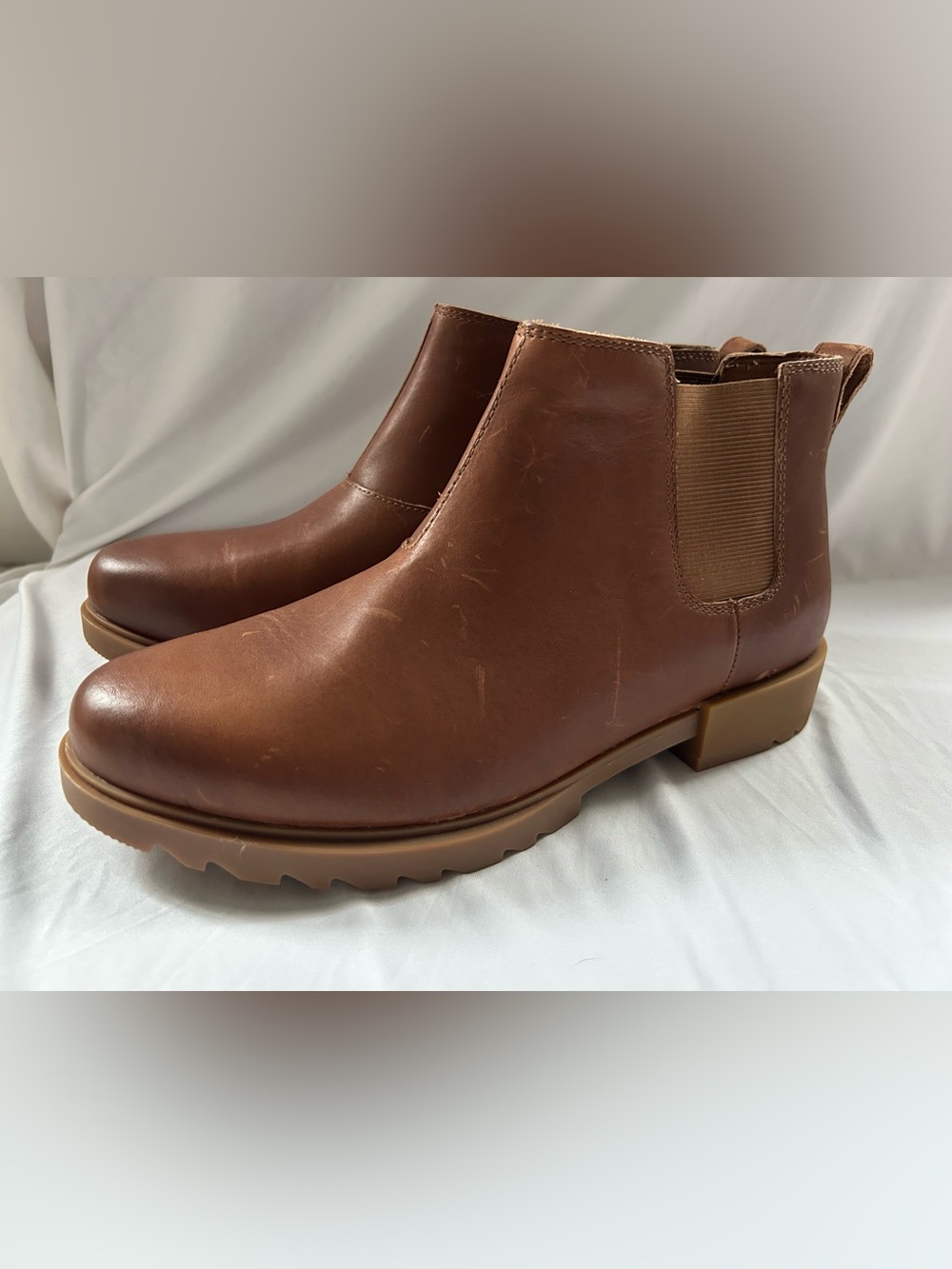 Sorel Women's Brown Chelsea Ankle Boots